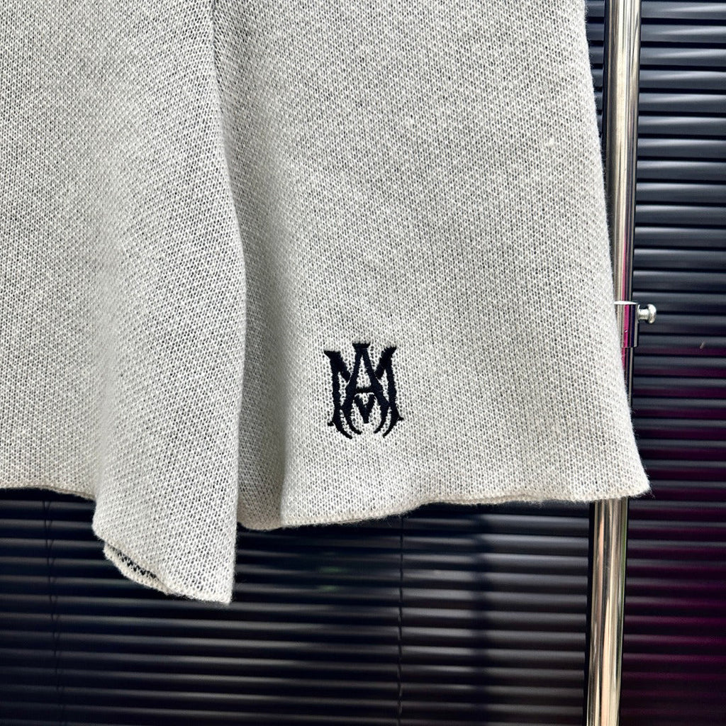 AMIRI Collegiate Logo Knit Vest & Drawstring Shorts Two‑Piece Set